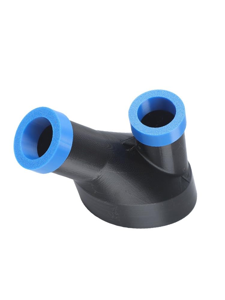 Strumento di pulizia per auto a doppia funzione con soffiaggio e aspirazione, canale d'aria ovale, apertura 810 x 560 cm, colore nero