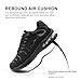 Hitmars Zapatillas Deportivas Hombre Mujer Zapatos Deportivos Running Aire Fitness Gimnasio Sneakers Negras EU 43 Imagen de Hitmars Zapatillas Deportivas Hombre Mujer Zapatos Deportivos Running Aire Fitness Gimnasio Sneakers Negras EU 43