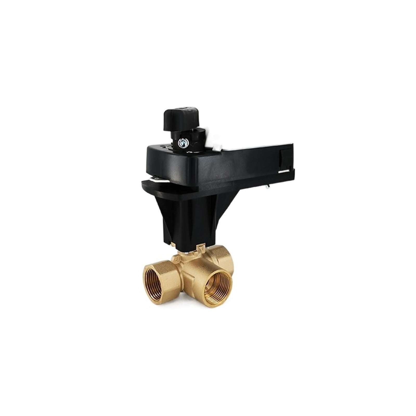 Elektryczny zawór kulowy 3-drogowy DN40 G11/2" 4-20mA / 0-10V Sterowanie przepływem mieszania proporcjonalny do systemu grzewczego,Odporność Na Korozję(0-10V control)