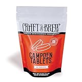 Craft A Brew - Campden Tablets - Sodium Metabisulfite - Sterilant for Winemaking - Ideal for Traditional Grape Wines - Crafting Fruit Wine, Cider - 50 Count