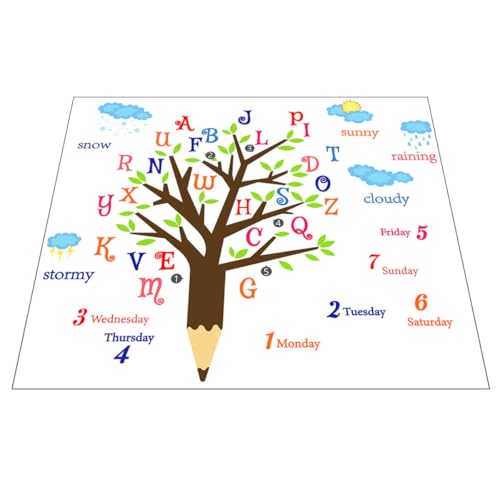 Vinilo decorativo educativo alfabeto 30x90cm 2 piezas