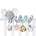 Juguete Colgante Espiral Cuna Bebe,Juguetes Colgantes del Cochecito para Bebés,Sonajeros para Bebé,Peluche Espiral Carro Bebe,Juguete Educativo,Regalo,para Bebe de 0-12 Meses,Niños Pequeños,Elefante