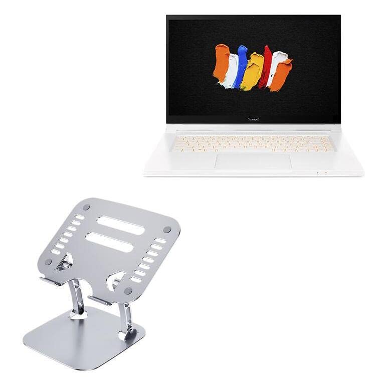 Soporte ajustable metálico para laptop BoxWave miniatura 1