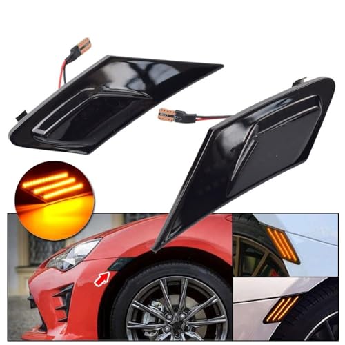 Clignotant dynamique LED Subaru BRZ 2012-2020 répétiteur rétroviseur - 4