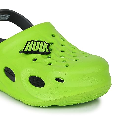 Image of toothless Marvel Avengers Kids Boys Green Grey Clogs