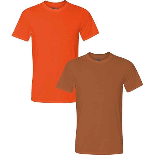 Gildan Men's Moisture Wicking Polyester Performance T-Shirt, 2-Pack