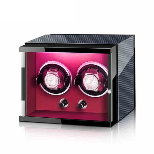 Remontoir montre automatique double design de luxe avec écrin LED décoratif