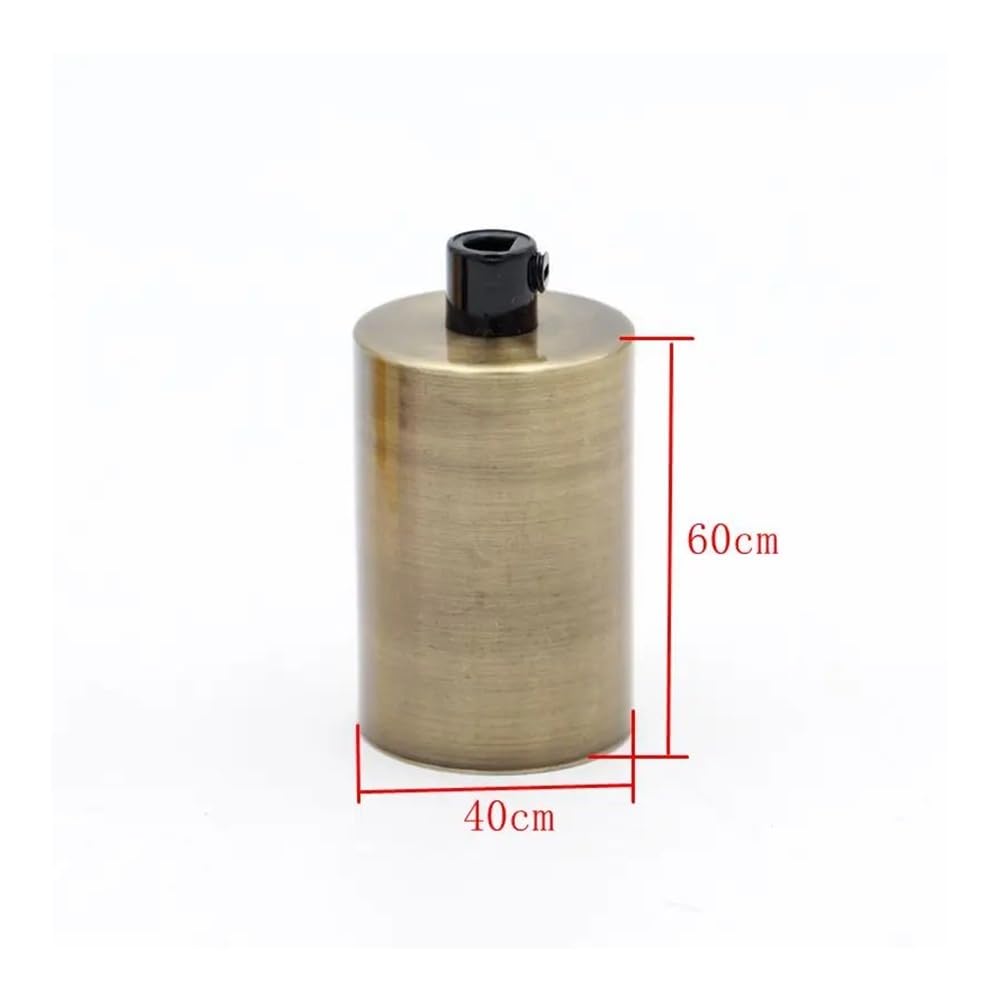 Portalampada con attacco a vite for lampadari in metallo CE E27 for a sospensione(10 pieces,Satin Nickel)