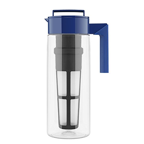Comparison: Best Iced Tea Pitcher 9 Takeya Flash Chill Iced Tea Maker - Airtight & Durable Iced Tea Maker Jug with Silicone Carry Handle - Leak-Proof & Lightweight Tea Infuser with Patented Flash Chill Technology - 2 Quart, Blueberry