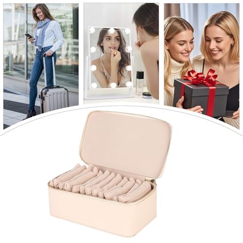 Boîte à bijoux de voyage compacte : mini organisateur à 12 compartiments - 5