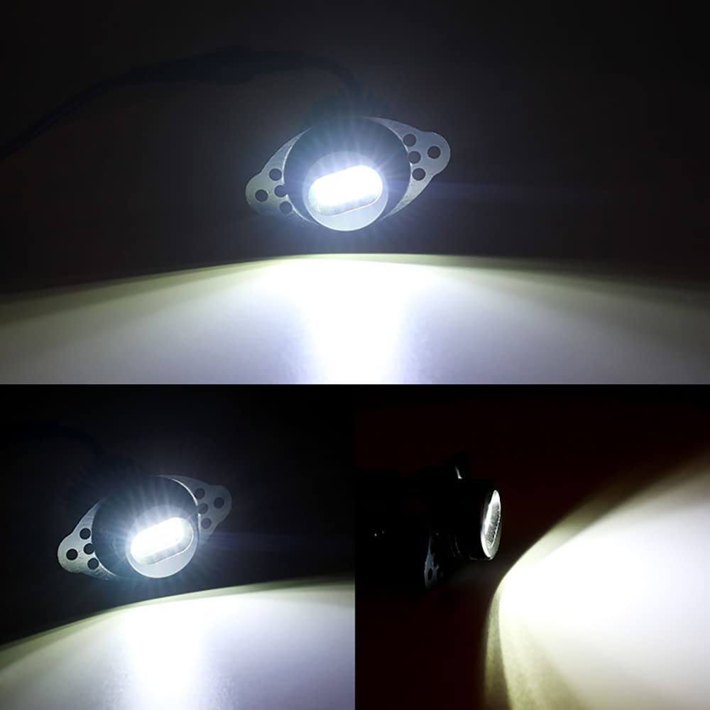 Riloer Angelo Eyes Halo Ring Lampadine, 1Pair 12V 40W Led Angelo Eye Marker Lampadine Per Bmvv 3 Serie E90 Saloon Lci/E91 Touring Lci 2008-2011