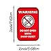 Do Not Open with Sharp Object Industrial Warning Stickers,2x3 inch Red Special Handling Shipping Pallet Labels for Shipping, Handling, Packing, and Moving (200 Labels)