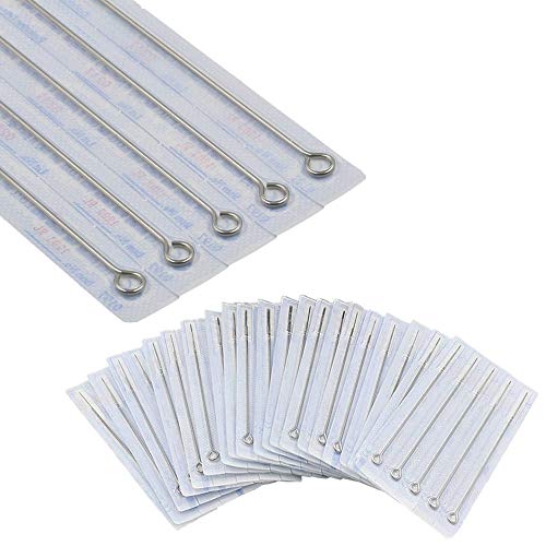 Tattoo Needles - Autdor 50PCS Professional Bugpin Tattoo Needles 5RL Disposable Sterile Tattoo Gun Needles Round Liners for Tattoo Machine,Tattoo Kit and Tattoo Supplies