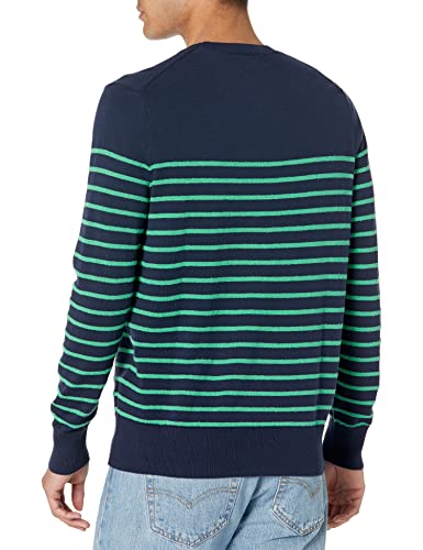 Brooks Brothers Men's Nautical Stripe Terry Crew Neck Sweater2