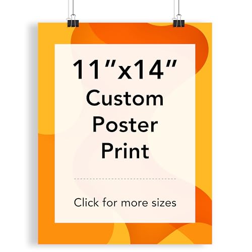 Custom Poster Print,11x14, Upload Any Photos/Images, Personalized Photo Prints, DIY Your Own Poster...