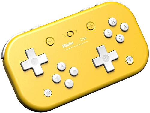 8Bitdo Lite Bluetooth Gamepad for Nintendo Switch Lite, Nintendo Switch & Windows,Steam, Raspberry Pi (Yellow Edition)