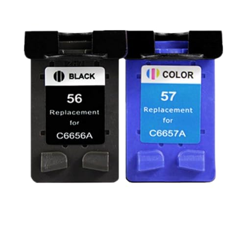 Cartouche d'encre 56XL 57XL compatible avec imprimante Deskjet 5150 PSC 1315 multipack noir couleur