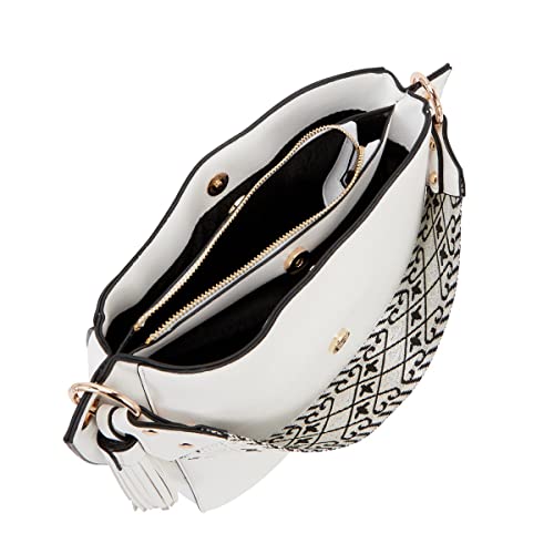 Lollipops - Grand sac hobo blanc Letia - Sac à main femme - Sac