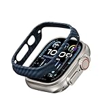 Präziser Ausschnitt: Einfach zu installieren und bietet einfachen Zugang zu Tasten und Schaltern, während es seine schlanke Ästhetik und Passform mit Ihrer Apple Watch Ultra 2/ Apple Watch Ultra beibehält. Funktioniert mit dem Uhrenladegerät（Power Dongle), ohne dass die Hülle abgenommen werden muss.