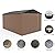 Storage Shed 8x12 FT Metal Shed Galvanised Steel Garden Shed with Lockable Doors Outdoor Waterproof Shed for Bike Storage, Tool Storage, Temporary Storage (Brown) (Black+Brown, 8 x 10 FT)