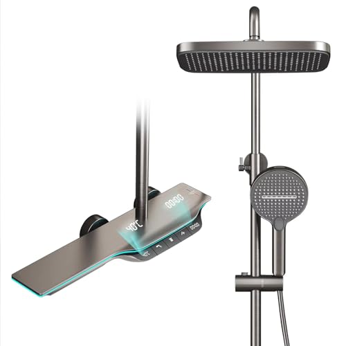 Robinet de douche thermostatique à 3 fonctions pour régler la température idéale en sécurité
