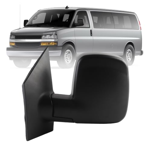 Image of Dasbecan Driver Side Mirror Compatible with 08-17 Express & Savana 6pins