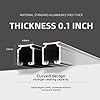 ROOMNEST Curtain Track for Ceiling or Wall, Heavy Duty Aluminum Alloy with Smooth Sliding, Easy to Install, Black, 3ft To 6ft #1