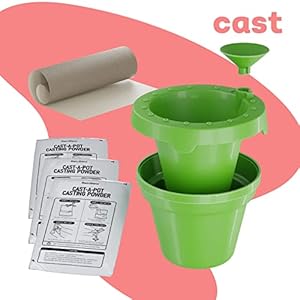 Dandarci cast paint plant kit for kids teens birthday easter gift ideas for girls boys age 8 14 year old girl teenage crafts gifts kits fun diy art teen projects casting gardening  urban country home decor