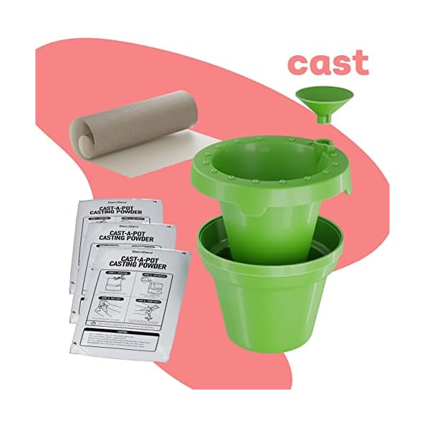 Dandarci cast paint plant kit for kids teens birthday easter gift ideas for girls boys age 8 14 year old girl teenage crafts gifts kits fun diy art teen projects casting gardening  urban country home decor