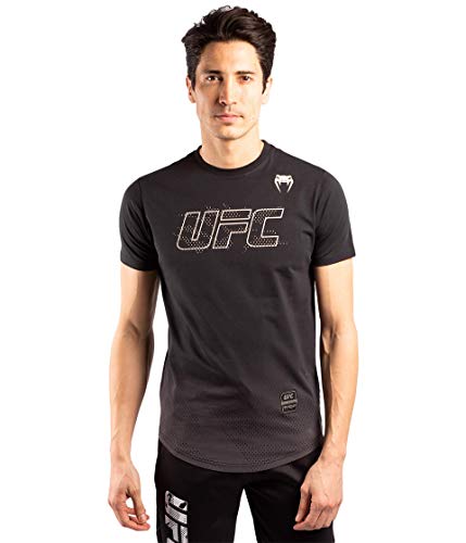 Venum UFC Authentic Fight Week Shorts Sleeve T-Shirt Black 1 LG