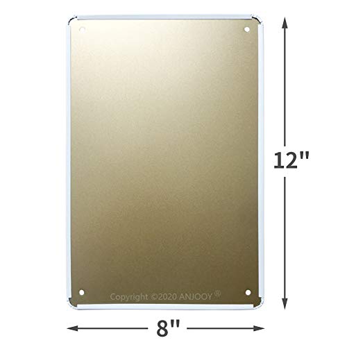 Anjooy Retro Tin Signs - It's 5 O'clock Somewhere - Vintage Metal Sign For Outdoor Indoor Beach Garden Tub Bar Farmhouses Cafes Gate Art Wall Decoration(8"X12") #TOP2