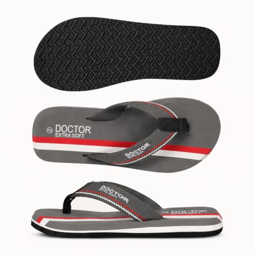 Image of DOCTOR EXTRA SOFT Slipper for Men's | Diabetic & Orthopedic | Lightweight & Comfortable | Soft, Durable & Skid Resistant | Flip-Flop & Slippers for Men's & Boy's D-33