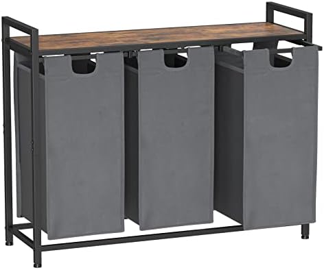 Amazon.com: TJ.MOREE Laundry Sorter with Shelf, 2 Section Laundry