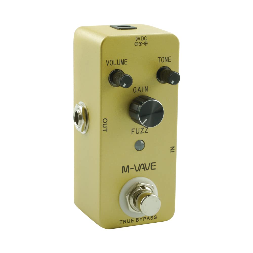 Pédale de guitare M-Vave Fuzz - Effet fuzz Hendrix-esque des années 60 dans une simple pédale