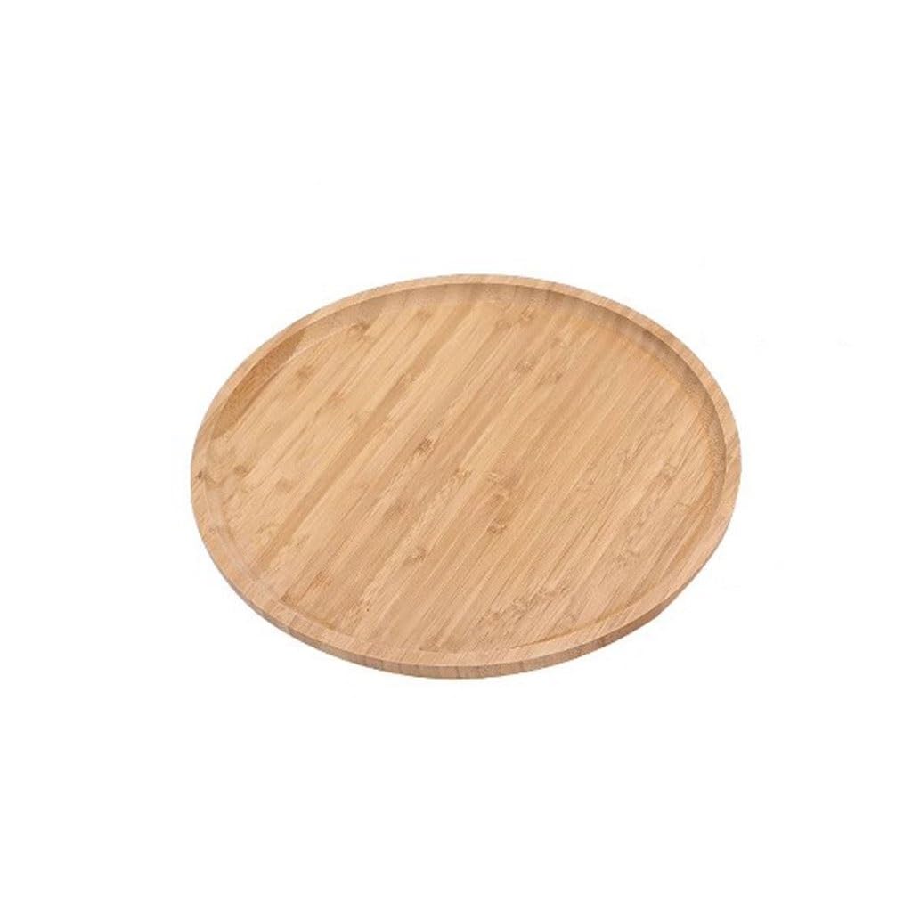 Bandeja redonda decorativa de 30 cm, para restaurantes y cafeterías, ideal para uso doméstico, elegante bandeja para servir aperitivos y bebidas