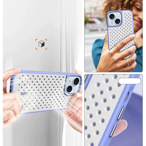 Image of Amazon Brand- Solimo Basic Case for Apple iPhone 15 (Silicone Purple)