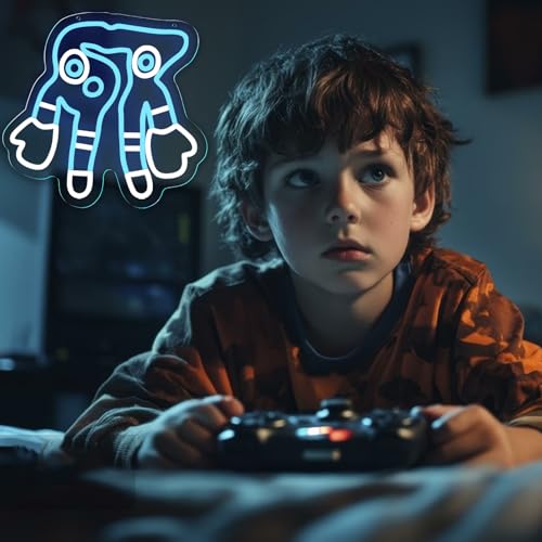 Image of Game Neon Sign, Dimmable 67 Funny Figures Wall Light Decor for Bedroom Club Cafe Bar Funny Fans Birthdays Gifts12.6 * 12.2Inch