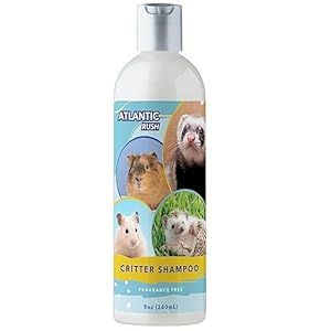 Critter Shampoo for Small Pets 8oz Small Animal Fragrance Free Shampoo Pet Shampoo for Small Critters Including Ferrets Guinea Pigs Ferrets Hedgehogs Sugar Gliders Rabbits and Hamster