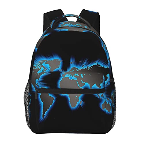 Sac à dos de voyage carte du monde pour les cours et les weekends