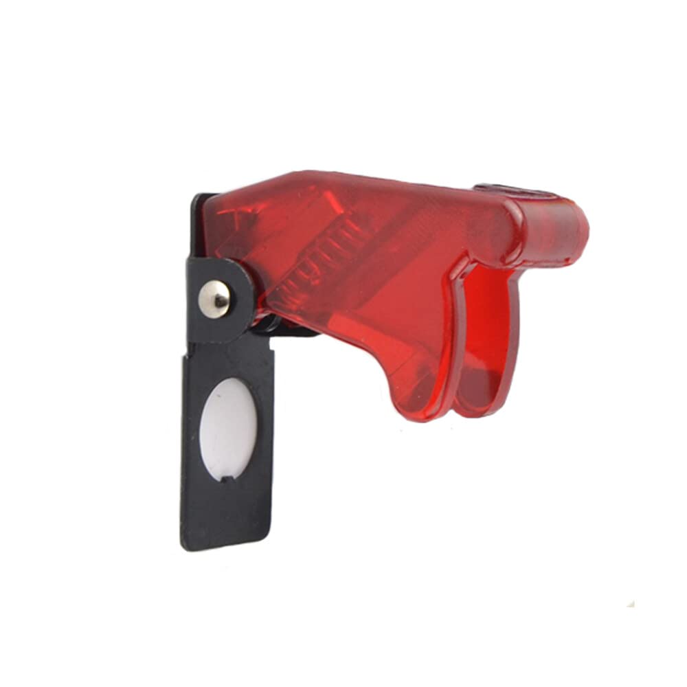 Amazon.co.jp: トグルスイッチカバー赤再利用可能なプラスチック防水