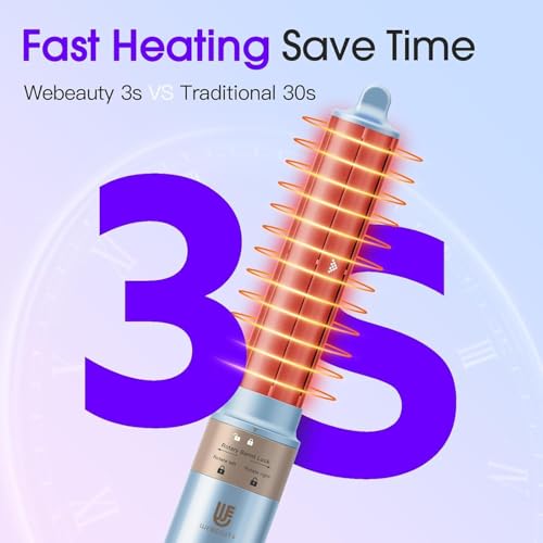 Image of Hot Air Styler, Blow Dryer Brush with Negative Ionic, Auto Hair Wrap Curling Irons Airflow Hair Curlers, Multi Styler for Volumizing, Straight, Wavy, Curly Hair