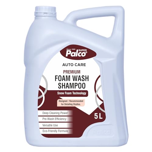 Image of PALCO Premium Foam Wash Car Shampoo 5 Ltr, pH Neutral Snow Foam Shampoo