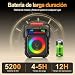 Imagen de Socodox Altavoz Karaoke con 2 Micrófonos Inalámbricos para Adultos y Niños
