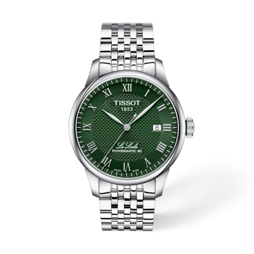  Orologio da uomo Le Locle automatico in acciaio e quadrante verde