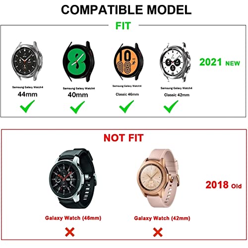 Bracelet intelligent en silicone sans espace pour Galaxy Watch 4 - 7