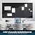 Sonicism 12 Pack X-Lined Acoustic Panels with Self-Adhesive, 12"X 12"X 0.4" Sound Proof Foam Panels, Decorative Soundproof Wall Panels, Sound Absorbing Tile for Home & Offices, Black