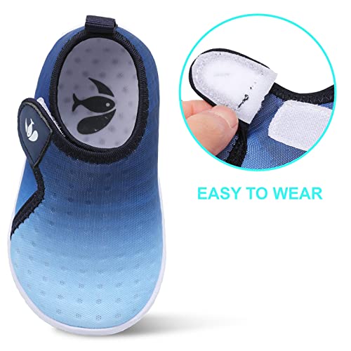 Image of FEETCITY Boys Girls Water Shoes Kids Aqua Socks Quick Dry Barefoot for Beach Swimming Pool