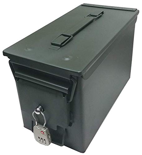 Case Club New .50 Cal Ammo Can With Pre-Installed Stainless Steel Locking Hardware (No Drilling Or Assembly Required) (Single Count) #TOP2