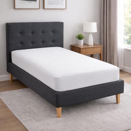 Image of DMI Mattress Protector Twin 2 Pack - Waterproof, Fitted, Noiseless, Soft & Breathable, 39 inch x 75 inch x 8 inch, White
