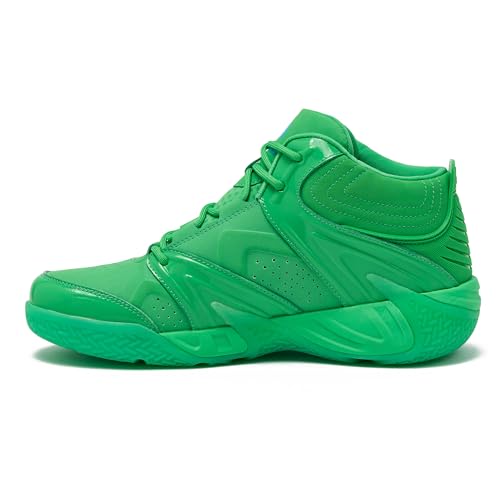 Image of SHAQ Devastator High Top Basketball Shoes for Men, Indoor or Outdoor Court Basketball Mens Sneakers - Black, White, Green, Blue, Orange or Red Size 8 to 15